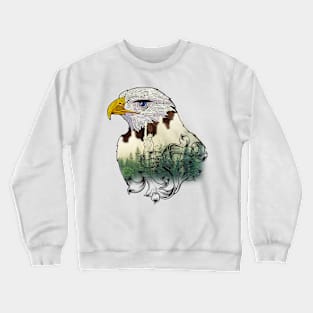 American Eagle/Freedom and Nature/Symbol of Pride Crewneck Sweatshirt